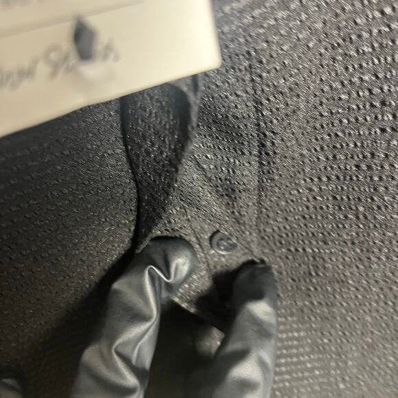 & Other Stories High Collar Button Down Blouse Size 6 Black New - Picture 7 of 7